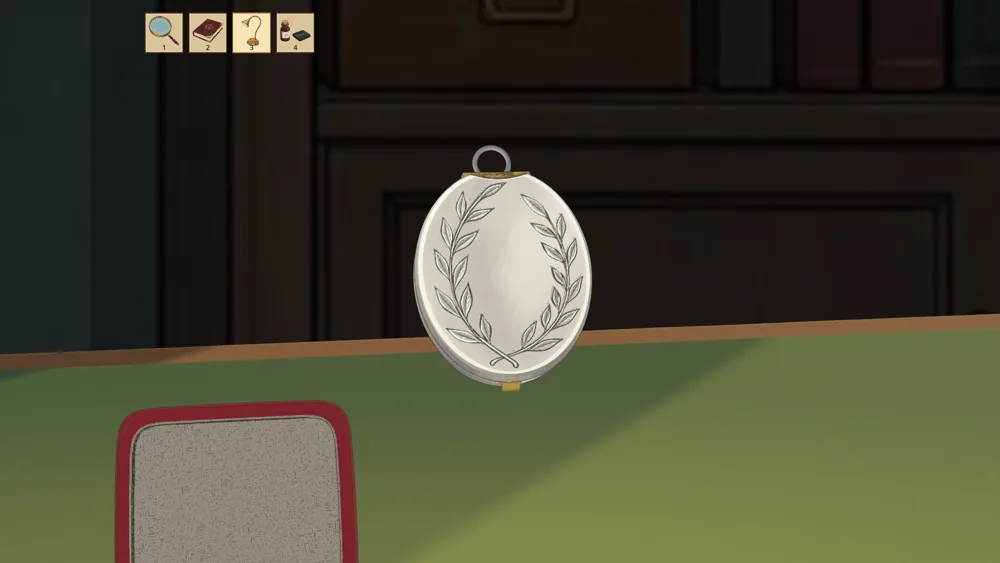 Examine the locket
